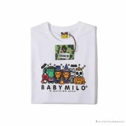 Hypeyourbeast BAPE Baby Milo Halloween Tee Shirt'WHITE' Clothes