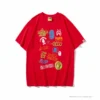 Hypeyourbeast Clothes BAPE Street Graffiti Tee Shirt 'RED'