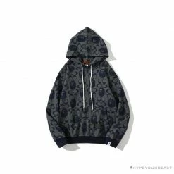 Hypeyourbeast BAPE X COACH Co-Branded Dark-Blue Hoodie Clothes