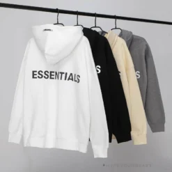 HypeYourBeast Hoodies & Jackets FOG Hoodie Reflective ‘ESSENTIALS’ Dark Gray