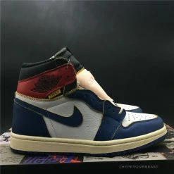 Hypeyourbeast Jordan 1 Retro High Union Los Angeles Storm Blue Blue Toes