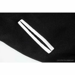 Hypeyourbeast BAPE Embroidered STA Star Stitched Woolen Baseball Jacket'BLACK'