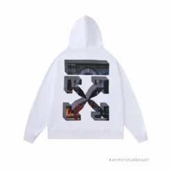 HypeYourBeast Hoodies & Jackets Off White Hoodie Fighter - White