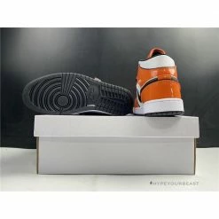 Hypeyourbeast Air Jordan 1 Mid Turf Orange Patent