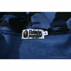 Hypeyourbeast Clothes BAPE Camo Hoodie Shark Head'NAVY BLUE'