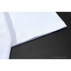 Hypeyourbeast OFF-WHITE Acrylic Hand-Painted Graffiti Pattern Tee Shirt'WHITE'