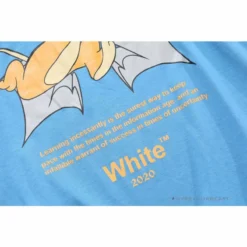 Hypeyourbeast OFF-WHITE Jerry Move Faster Tee Shirt'BLUE'