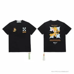 Hypeyourbeast T-Shirts OFF-WHITE Handsome Jerry Arrow Tee Shirt'BLACK'