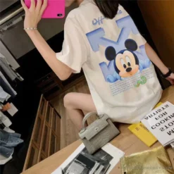 Hypeyourbeast OFF-WHITE Disney Spring X Summer Mickey Arrow Tee Shirt'WHITE'