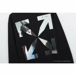 Hypeyourbeast Shirts OFF-WHITE The Kiss Long Sleeve Shirt'BLACK'