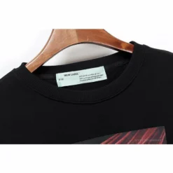 Hypeyourbeast OFF-WHITE New Madonna Painting Cotton Terry Long Sleeve Shirt'BLACK' Shirts