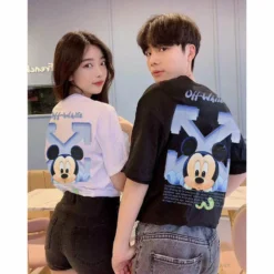 Hypeyourbeast OFF-WHITE Disney Spring X Summer Mickey Arrow Tee Shirt'BLACK' T-Shirts