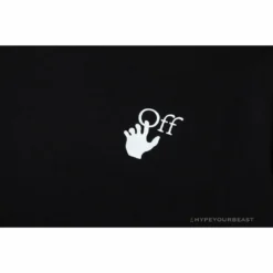 Hypeyourbeast OFF-WHITE Gradient Classic Cross Arrow Tee Shirt'BLACK'