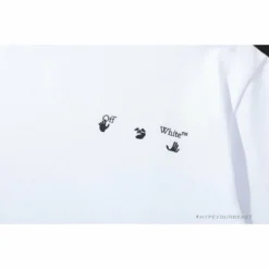 Hypeyourbeast T-Shirts OFF-WHITE Skull And Writing Tee Shirt'WHITE'