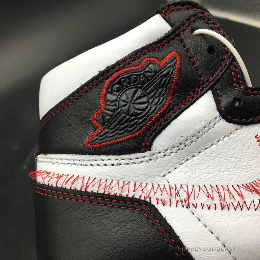 Hypeyourbeast Air Jordan 1 Retro High Defiant White Retro Red