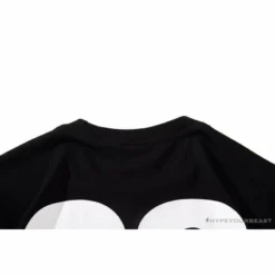 Hypeyourbeast BAPE Ape Man Head 28th Anniversary Camouflage Color Block Tee'BLACK'
