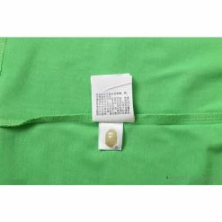 Hypeyourbeast Clothes BAPE Baby Milo Color Square Ape Head Tee Shirt'GREEN'