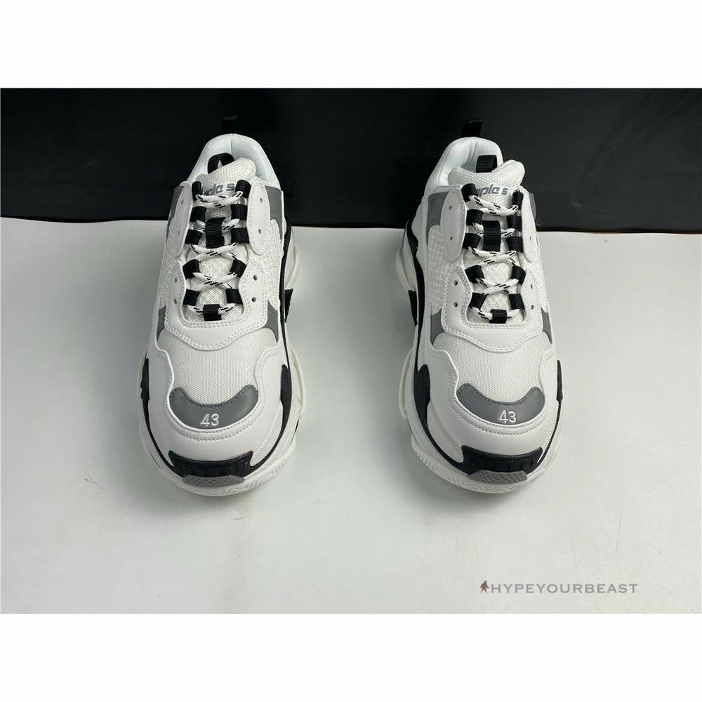 Hypeyourbeast BCG Triple S White / Black Balenciaga Triple S