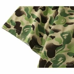 Hypeyourbeast BAPE Chinese Style Ink 10th Anniversary Camouflage Tee Shirt'GREEN'