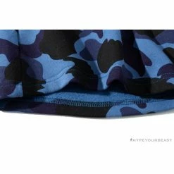 Hypeyourbeast BAPE X READYMADE Tiger Head Foam Camouflage Shorts'BLUE' Clothes