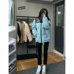 HypeYourBeast Hoodies & Jackets TNF X Supreme Jacket Blue