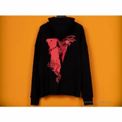 HypeYourBeast Vlone Black Red Serpent Hoodie
