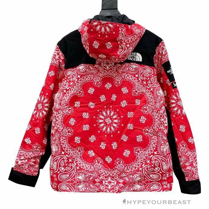 HypeYourBeast Supreme X TNF Bandana Jacket Red