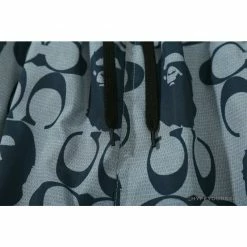 Hypeyourbeast BAPE X COACH Co-Branded Grey-Blue Shorts Clothes