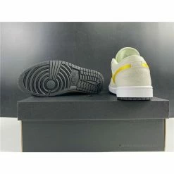 Hypeyourbeast Air Jordan 1 Low'Palm Tree Beige Yellow'