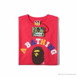 Hypeyourbeast BAPE Little Ape Head Colorful Classic Tee Shirt'PINK' Clothes