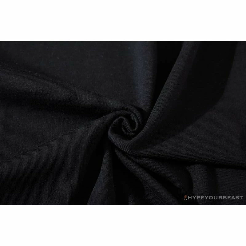 Hypeyourbeast Clothes BAPE Baby Shark Blue Shark Tee Shirt 'BLACK'