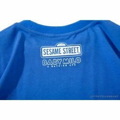 Hypeyourbeast BAPE Baby Milo Sesame Street Carp Streamer Tee Shirt'BLUE'