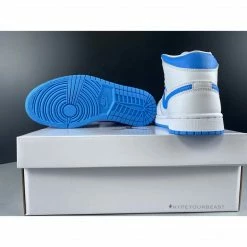 Hypeyourbeast Air Jordan 1 Mid Sail Light Blue