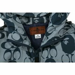 Hypeyourbeast BAPE X COACH Co-Branded Grey-Blue Shorts Clothes