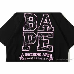 Hypeyourbeast BAPE Japan Limited Edition Mt. Fuji Sakura Tee Shirt'BLACK'