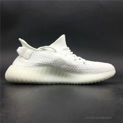 Hypeyourbeast Adidas Yeezy Boost 350 V2 White / White Translucent Stripe