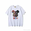 Hypeyourbeast BAPE Violent Bear Color Stitching Tee Shirt 'WHITE' Clothes
