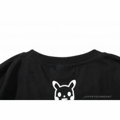 Hypeyourbeast Clothes BAPE Pokémon Co-branded Ape Head Tee Shirt'BLACK'