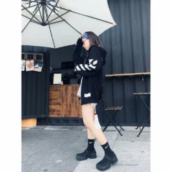 HypeYourBeast Off White Hoodie Black & White
