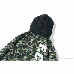 Hypeyourbeast BAPE X FCRB Joint Double Zip Camouflage Hoodie'GREEN'