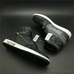 Hypeyourbeast Off White X Jordan 1 X LV Black