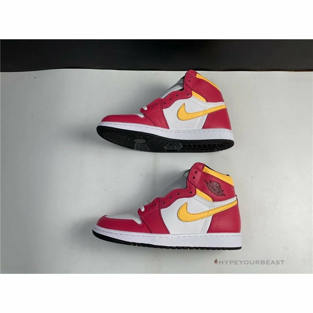 HypeYourBeast Air Jordan 1 Retro High Light Fusion Red