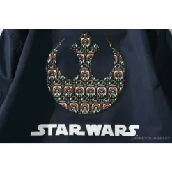 Hypeyourbeast BAPE X Star Wars Collaboration Windbreaker Jacket'BLUE'