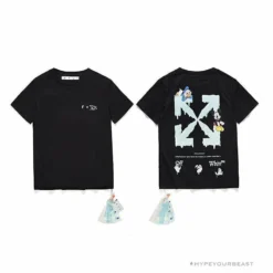 Hypeyourbeast OFF-WHITE Mickey Limited Arrow Tee Shirt'BLACK' T-Shirts
