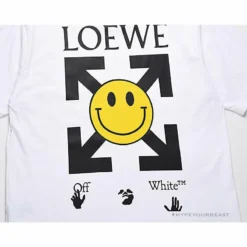 Hypeyourbeast OFF-WHITE X LOEW X SMILEY Tee Shirt'WHITE' T-Shirts