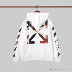 Hypeyourbeast Hoodies & Jackets OFF-WHITE Skull And Writing Hoodie 'WHITE'