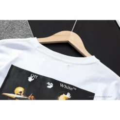 Hypeyourbeast T-Shirts OFF-WHITE Skull And Writing Tee Shirt'WHITE'