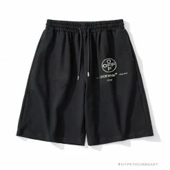 Hypeyourbeast OFF-WHITE 99 X Pink Arrow Shorts 'BLACK'
