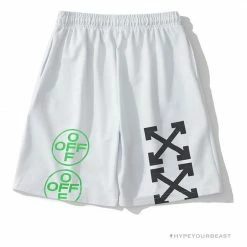 Hypeyourbeast OFF-WHITE Golden Ratio Shorts 'WHITE'