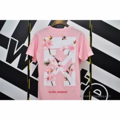 Hypeyourbeast OFF-WHITE Sakura Tee Shirt'PINK' T-Shirts